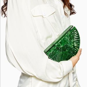 Topshop Green Cancun Acrylic Crossbody Bag *SOLD*